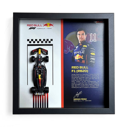 Sergio Pérez Red Bull F1 3D Diecast Car Frame