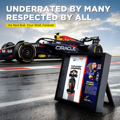 Sergio Pérez Red Bull F1 3D Diecast Car Frame